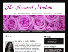 Tablet Screenshot of accusedmadam.com
